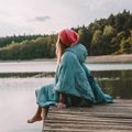 Poncho OFFLANDER OFF_CACC pesante riscaldato blu 6