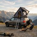 Tenda da tetto per 2 persone OFFLANDER Triangle Slim Wolf black 10