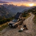 Tenda da tetto per 2 persone OFFLANDER Triangle Slim Wolf black 12