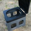 Toilette da viaggio OFFLANDER Portable Folding Camping Toilet black 3