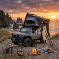 Tenda da tetto per 2 persone OFFLANDER Fold Y 150 black 9
