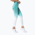 Carpatree Phase Seamless, leggings donna turchese/bianco ombreggiato 2