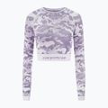 Top da allenamento da donna Carpatree Camo Seamless viola 5