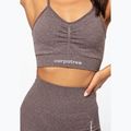 Reggiseno da allenamento Carpatree Allure Seamless marrone melange (pepe mais) 4
