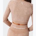 Allenamento donna maniche lunghe Carpatree Yasmine Seamless beige stone wash 5
