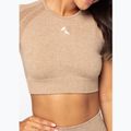 Top da allenamento donna Carpatree Vibe Seamless beige melange 4