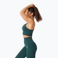 Reggiseno fitness Carpatree Allure Seamless verde foresta 5