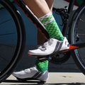 Calze da ciclismo Luxa Verde asimmetrico 5