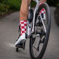 Calzini da ciclismo rossi Luxa Squares 5
