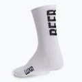Luxa Beer Ride calzini da ciclismo bianchi 4