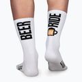 Luxa Beer Ride calzini da ciclismo bianchi 2