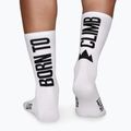 Luxa Born to Climb calze da ciclismo bianche 2
