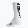 Calze da ciclismo da donna Luxa Girls Power bianco 4