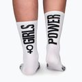 Calze da ciclismo da donna Luxa Girls Power bianco 2