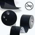 Nastro per taping kinesiologico DrTape Kinesiology Tape black 3
