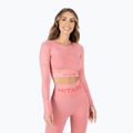 Top donna MITARE Push Up Max Crop Top K084 rosa