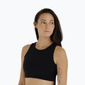 Top yoga donna JOYINME Pulse a coste nero