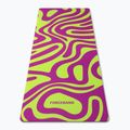 Tappetino yoga/fitness FORCEBAND Abstract Violet 4 mm viola/lime 2