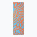 Tappetino yoga/fitness FORCEBAND Abstract Orange 4 mm arancio/blu