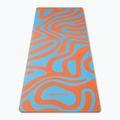Tappetino yoga/fitness FORCEBAND Abstract Orange 4 mm arancio/blu 2