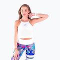 Top da allenamento donna 2skin Crop Top Bianco 4