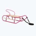 Slitte metalliche HUMBAKA with backrest and footrests pink
