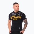 T-shirt da uomo Octagon Second Face black/multicolor 4