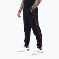 Pantaloni da uomo Octagon Stripe black/red 3