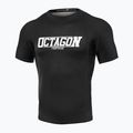 Rashguard da uomo Octagon Premium Fight Wear nero