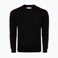 Felpa da uomo Octagon Stripe black/red