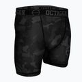 Pantaloncini a compressione da uomo Octagon Camo Night nero 3