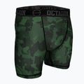 Pantaloncini a compressione Octagon Camo Forest kaki da uomo 3
