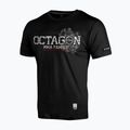 Maglietta da uomo nera della famiglia Octagon MMA