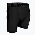 Pantaloncini a compressione da uomo Octagon Logo nero/bianco 3
