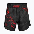 Pantaloncini da allenamento da uomo Octagon Marble Camo MMA camo rosso