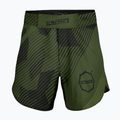 Pantaloncini da allenamento Octagon Broken Line MMA da uomo oliva