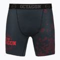Pantaloni da allenamento uomo Octagon Legion Grunge nero/rosso