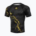 Rashguard da uomo Octagon Legion Premium nero/giallo
