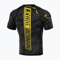 Rashguard da uomo Octagon Legion Premium nero/giallo 2