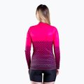 Felpa ciclismo donna Quest Limone magenta 2