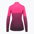 Felpa ciclismo donna Quest Limone magenta 4