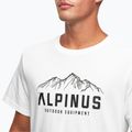 Maglietta Alpinus Mountains da uomo, bianco 4