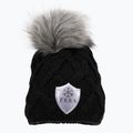 Berretto invernale da donna FERA Equestrian Swarovski Snowflake nero 2