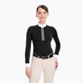 Camicia da competizione a manica lunga da donna FERA Equestrian Stardust nero
