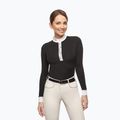 Camicia da competizione FERA Equestrian Nebula a manica lunga da donna, nero