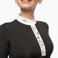 Camicia da competizione FERA Equestrian Nebula a manica lunga da donna, nero 2