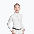 FERA Equestrian camicia da competizione da bambino bianco/azzurro