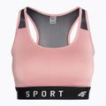 Reggiseno fitness 4F F051 rosa chiaro