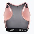 Reggiseno fitness 4F F051 rosa chiaro 2