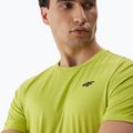 Maglietta da allenamento da uomo 4F M448 verde canarino 3